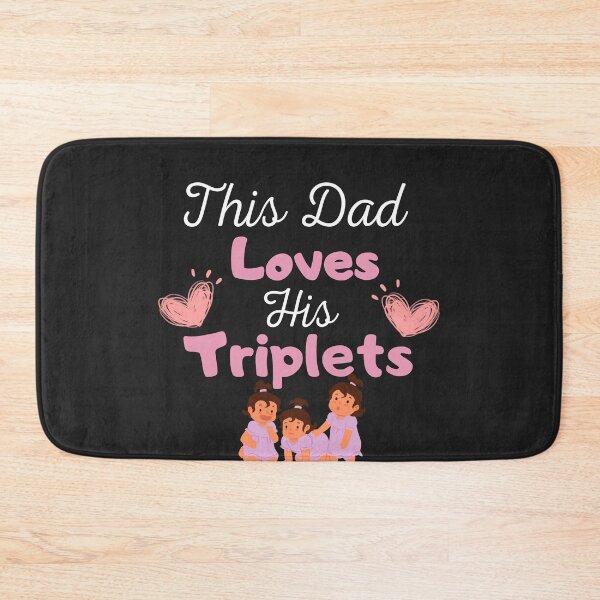 Item preview, Copy of This Dad Loves his Triplets Sticker Sticker designed and sold by Stickers  Designer.
