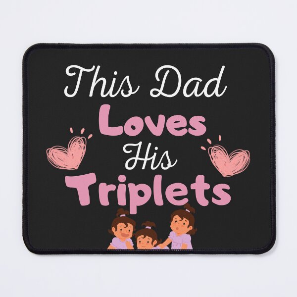 Item preview, Copy of This Dad Loves his Triplets Sticker Sticker designed and sold by Stickers Designer.