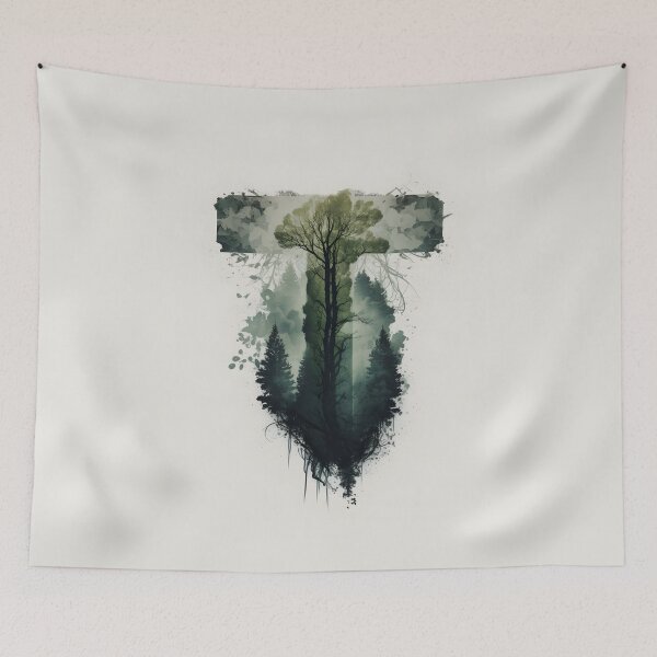 Item preview, Letter T Double Exposure designed and sold by dotperinchart.