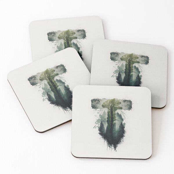 Item preview, Letter T Double Exposure designed and sold by dotperinchart.