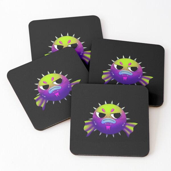 Item preview, Punk Purple Blowfish designed and sold by DaniiAlgo.