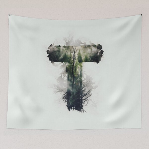Item preview, Letter T Double Exposure designed and sold by dotperinchart.