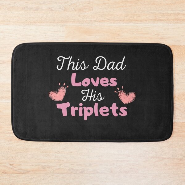 Item preview, Copy of Copy of This Dad Loves his Triplets shirt  designed and sold by Stickers  Designer.