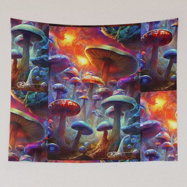 Item preview, Mushroom Fairyland Psilocybin Fantasy 18 designed and sold by Benito Del Ray.