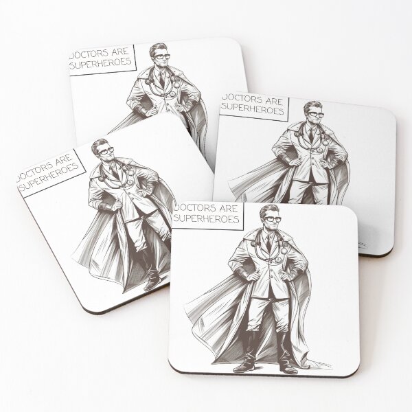 Item preview, Doctors are Superheroes  designed and sold by Bjammer.