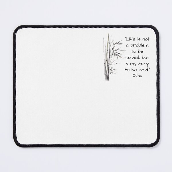 Item preview, Life is not a problem to be solved, but a mystery to be lived - Osho's quote  designed and sold by RetComly.