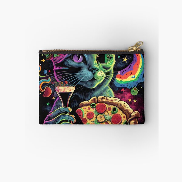 Item preview, Pizza de gato alienígena psicodélica en el espacio designed and sold by MindWave THC.