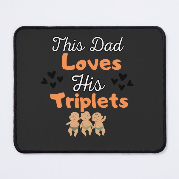 Item preview, Copy of This Dad Loves his Triplets Sticker designed and sold by Stickers Designer.