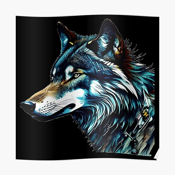 Wolf Perfect Look Awesome Poster