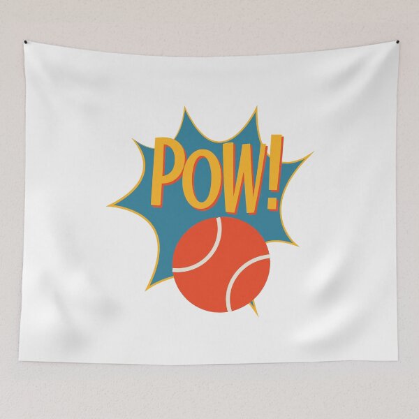 Item preview, Funny Padel Design Pow Comic Graphic designed and sold by whyitsme.