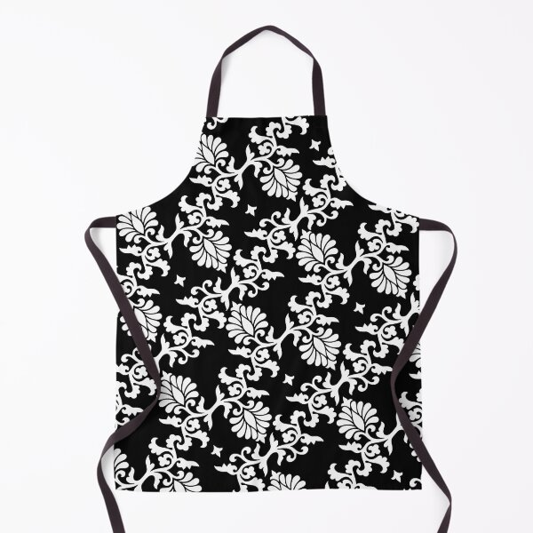 Item preview, Retro floral pattern. Black and white designed and sold by i-cottagedesign.