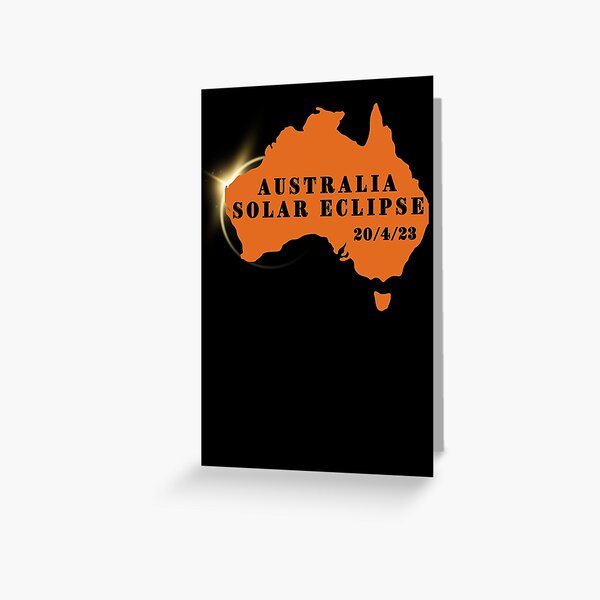 Item preview, Total Solar Eclipse in Australia, 20/4/23, T-Shirt.  designed and sold by Cosmos-as-Art.