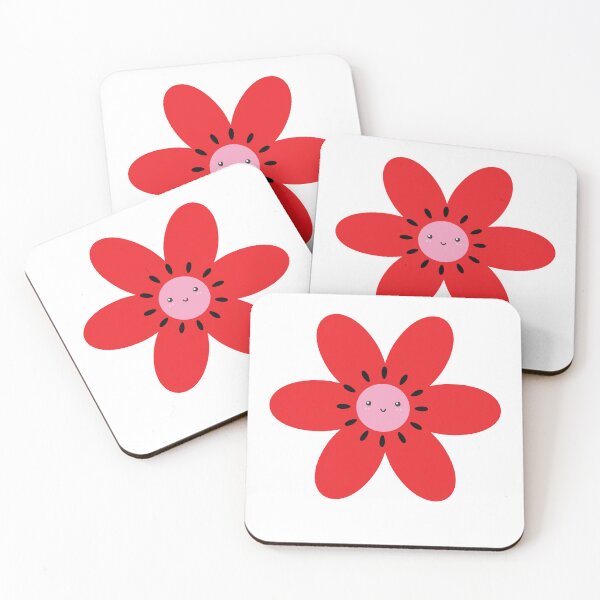 Item preview, Cute red flower designed and sold by Teliiia.