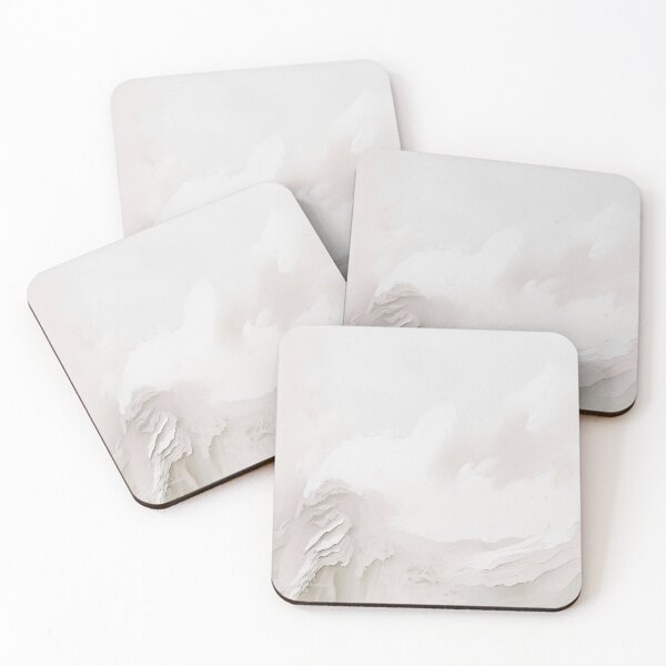 Item preview, White Abstract Minimalist Art Work designed and sold by Amalie A.