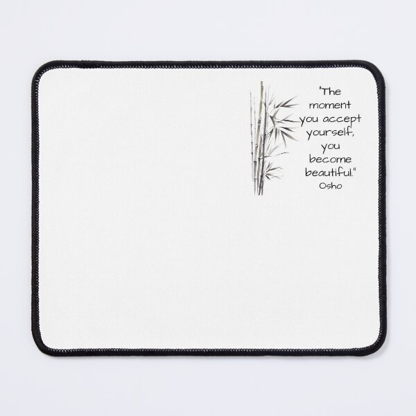 Item preview, The moment you accept yourself, you become beautiful - Osho quote  designed and sold by RetComly.