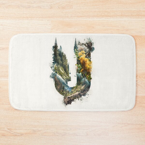 Item preview, Letter U Double Exposure designed and sold by dotperinchart.