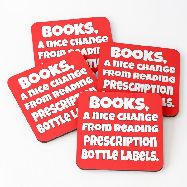 Item preview, Senior Citizen Funny Humor Books, A Nice Change From Reading Prescription Bottle Labels.  designed and sold by fantasticdesign.