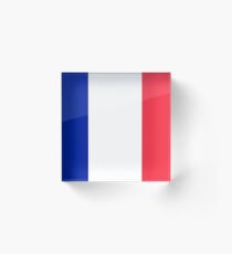 Flag of France Acrylic Block