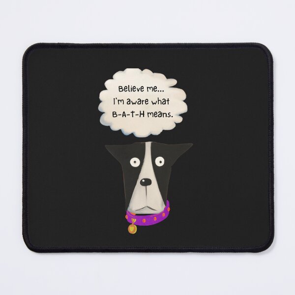 Item preview, Cooper the dog's thoughts - BATH designed and sold by kookycomet.