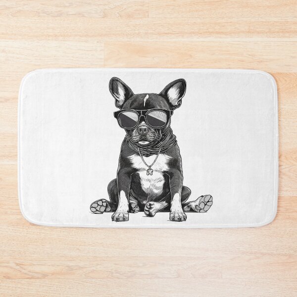 Item preview, Happy Dog with glasses #4 designed and sold by ImprintPro.