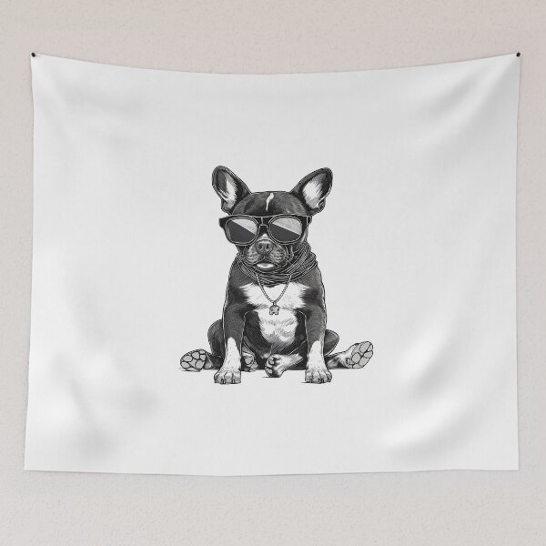 Item preview, Happy Dog with glasses #4 designed and sold by ImprintPro.