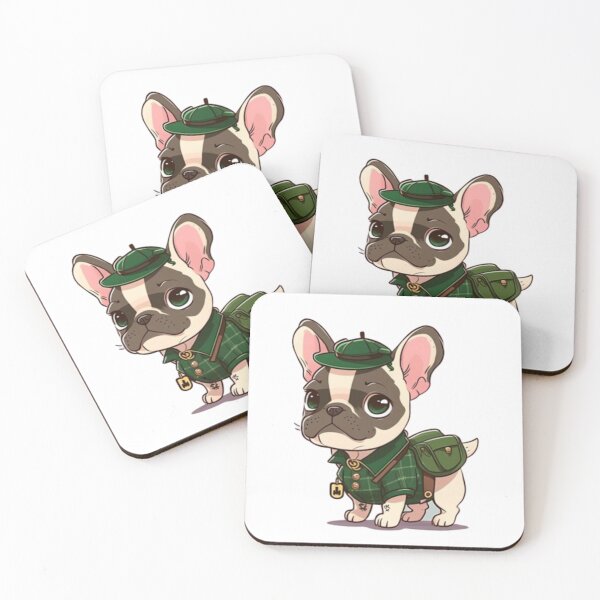 Item preview, Frenchie the Girl Scout French Bulldog  designed and sold by PetsEnough.