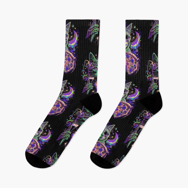 Item preview, Psychedelic Alien Cat Pizza in Space designed and sold by MindWave THC.