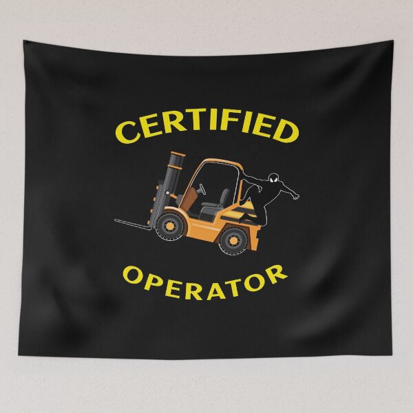 Item preview, Forklift Ninja Certified Forklift Operator NFGY designed and sold by TeamsterLife.