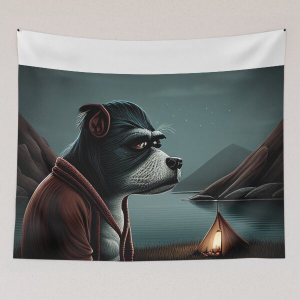 Item preview, Lonely Camper Creature designed and sold by Element115Gear.