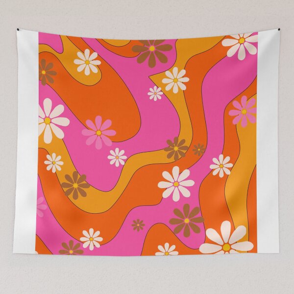 Item preview, 60s and 70s retro flower power designed and sold by Cloudwatching.