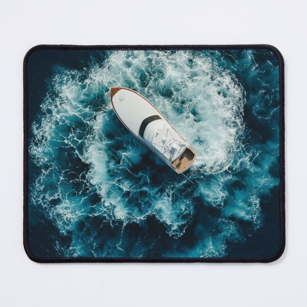 Let's Go Fishing Cool Hobby Quote' Mouse Pad