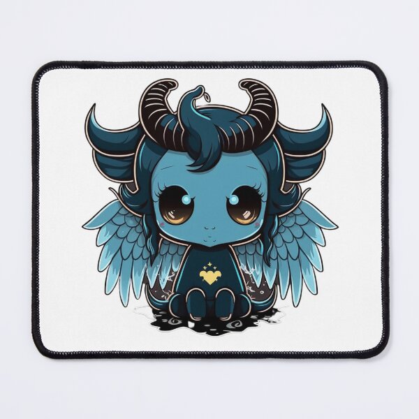 Item preview, Baby Baphomet Cartoon Digital Print | Digital Art | Baphomet Art | Baby Baphomet Art designed and sold by cutesykreations.