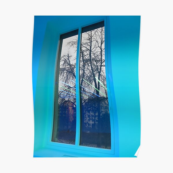 Blue light for a blue mood Poster