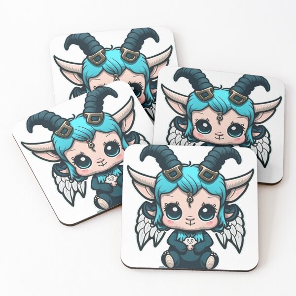 Item preview, Baby Baphomet Cartoon Digital | Digital Art | Baphomet Art | Baby Baphomet Artå designed and sold by cutesykreations.