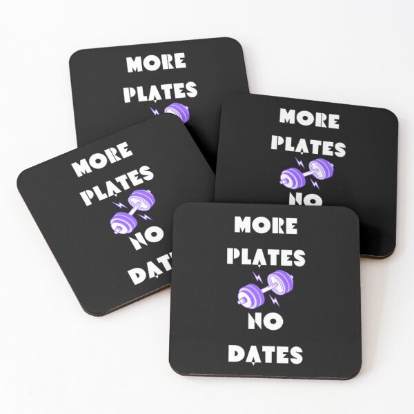 Item preview, More Plates No Dates Gym Fitness Bodybuilding  designed and sold by TeePassion.