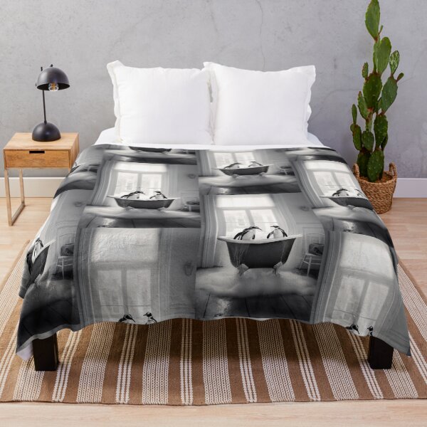 Item preview, Adorable penguins in Tub Wall Art penguin Photo designed and sold by Richard Montag.