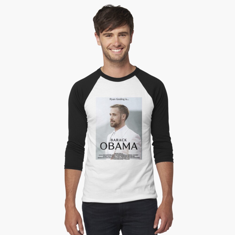 Ryan Gosling Obama movie meme Sticker for Sale by DrMemes