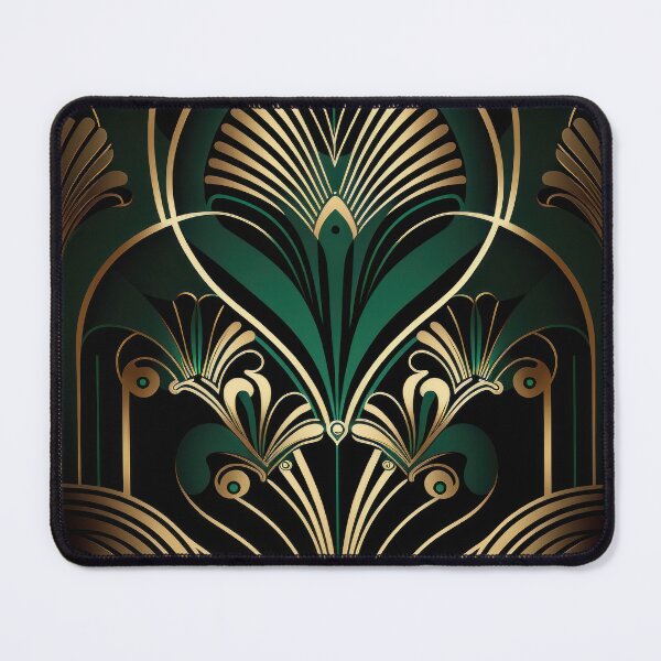 Item preview, Emerald Glam Art Deco II designed and sold by MaxwellRue.