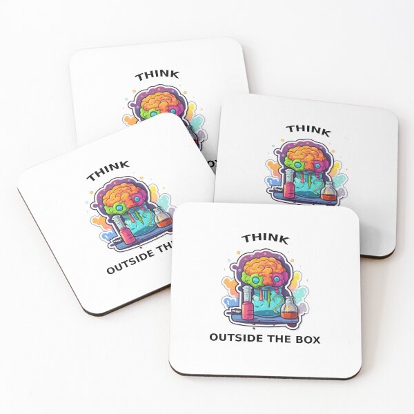 Item preview, Think Outside The Box With Brain designed and sold by InspirationPL.