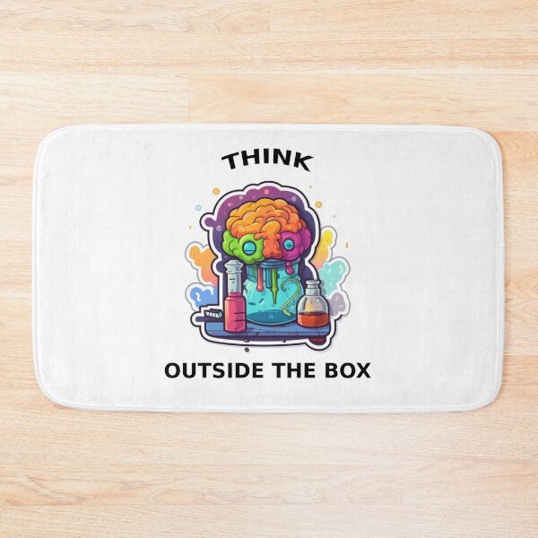 Item preview, Think Outside The Box With Brain designed and sold by InspirationPL.