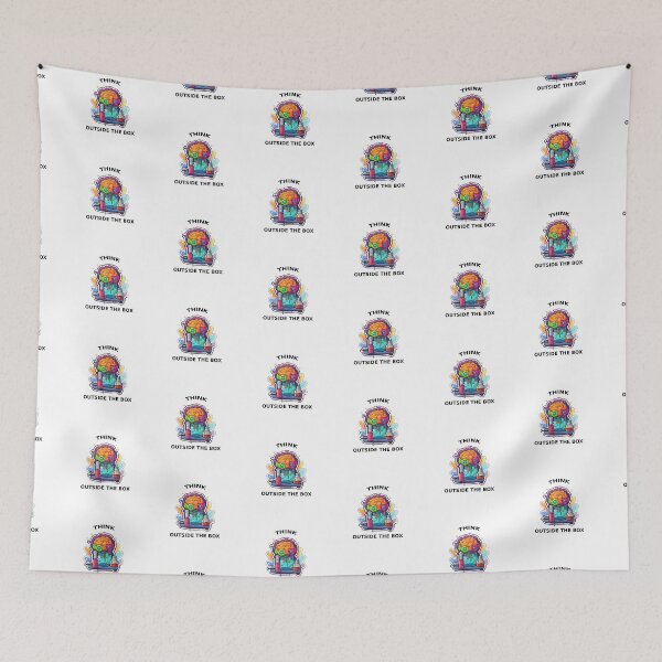 Item preview, Think Outside The Box With Brain designed and sold by InspirationPL.
