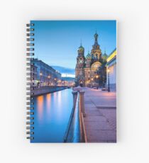 Saint Petersburg at Night Spiral Notebook