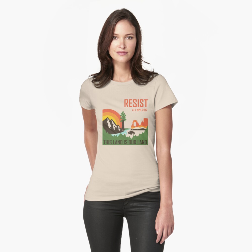Item preview, Fitted T-Shirt designed and sold by moosewop.