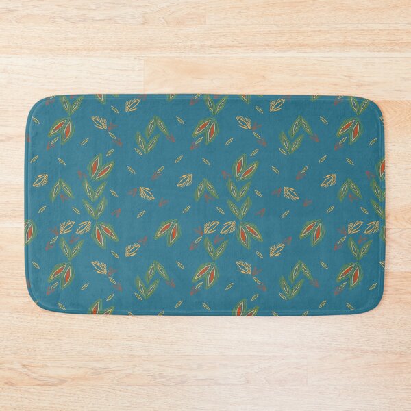 Item preview, floral ornament with blue ll designed and sold by Lisina.