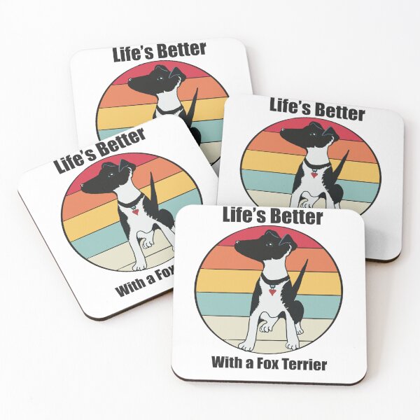 Item preview, Life’s Better with a Fox Terrier designed and sold by Janpaints22.