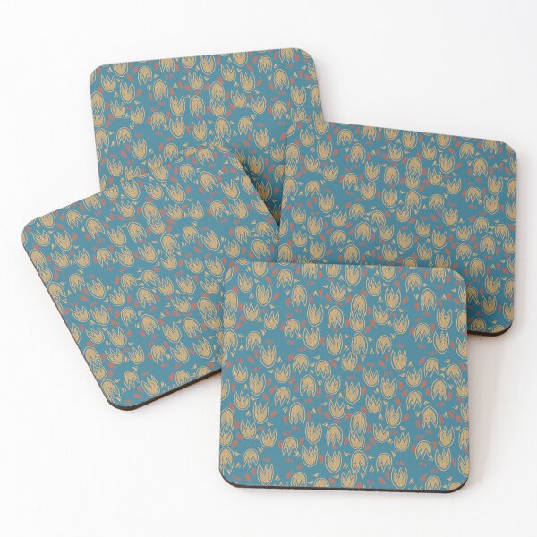 Item preview, floral ornament with blue llI designed and sold by Lisina.