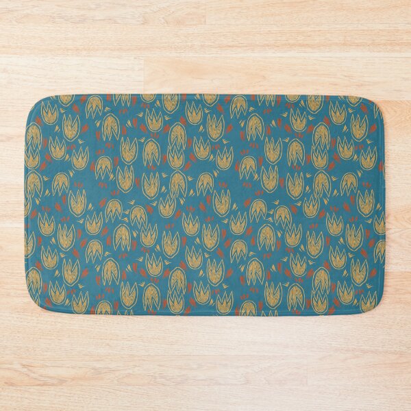 Item preview, floral ornament with blue llI designed and sold by Lisina.