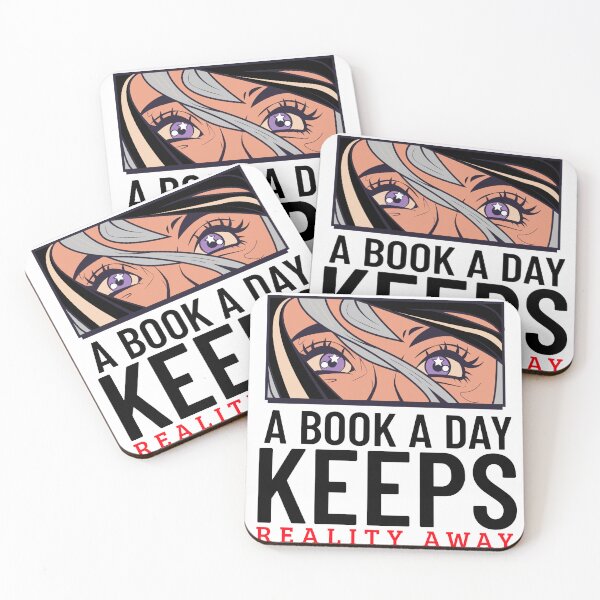 Item preview, A BOOK A DAY KEEPS REALITY AWAY designed and sold by BestCoolStuff.