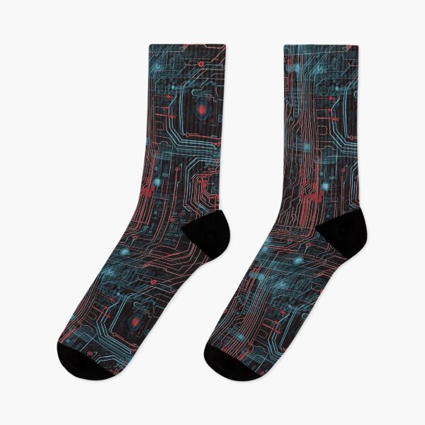Item preview, Red and Blue Circuitry designed and sold by DaniGirls.