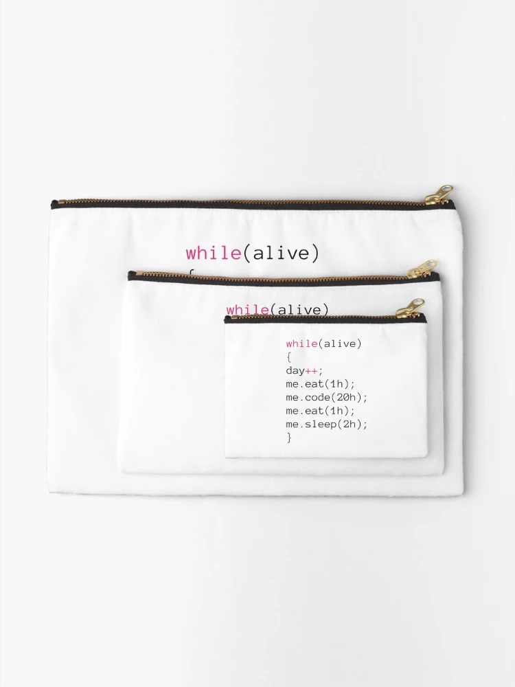 Thumbnail 2 of 4, Zipper Pouch, Loop designed and sold by KeepOnCoding.